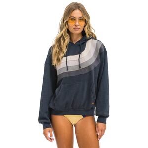 LARGE Aviator Nation Wave Stripe 4 Pullover Hoodie
